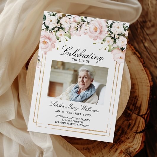 Programme Fleurs violettes Ordre funéraire