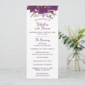 Programme Fleurs violettes vives et Mariage de Parties scint (Debout devant)