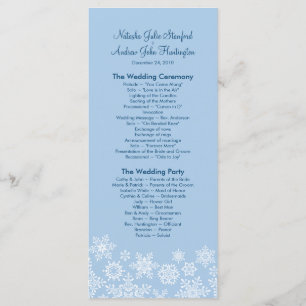 Programme Flocons de neige d'hiver épousant le souvenir de