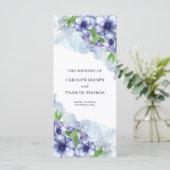 Programme Floral Anéone violet Mariage (Debout devant)