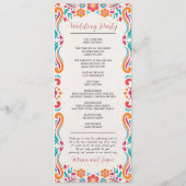 Programme Floral mexicain traditionnel Art folklorique Fiest (Dos)