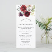 Programme Floral Rose rouge do-it-yourself Mariage (Debout devant)