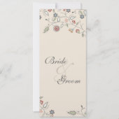 Programme floral vintage de bordure (Devant)