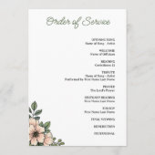 Programme Florales roses rousses Photo Celebration Life Prog (Dos)