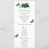 Programme Flore verdoyante Quinceañera (Devant)