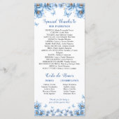 Programme Flore Whimsical Dusty Bleu Tiara Quinceañera (Dos)