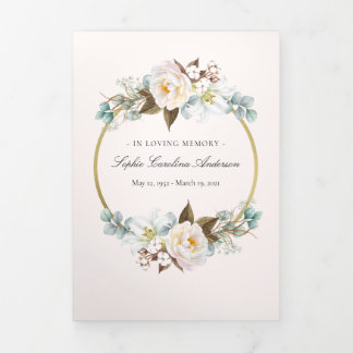 Programme Flower Celebration of Life