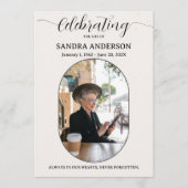 Programme Forever In Our Hearts Funeral with Photo (Devant)