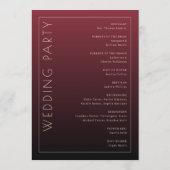 Programme Formal Maroon Ceremony Program (Dos)