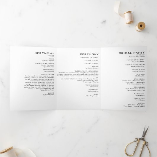 Programme Formel Triple Mariage Simple (Intérieur)