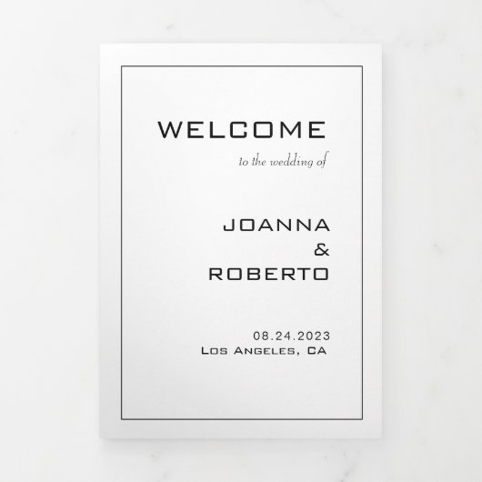 Programme Formel Triple Mariage Simple (Page de couverture)