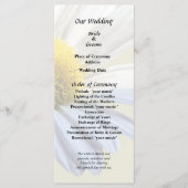 Programme Fournitures de mariage Daisy Shadow et Light (Devant)