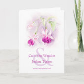 Programme Fuchsia Mariage rose violet (Devant)