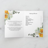 Programme Funérailles/Célébration de la vie/Programme commém (Intérieur)