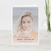 Programme Funérailles modernes | Célébration de la vie photo (Devant)