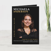 Programme Funérailles modernes / Mémorial / Célébration de l (Devant)