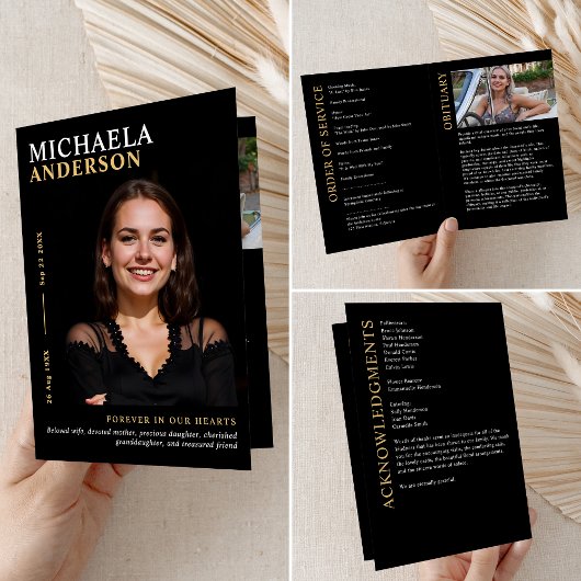 Programme Funérailles modernes / Mémorial / Célébration de l