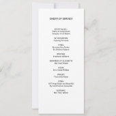 Programme funéraire à la mémoire Fleur de croix  (Dos)