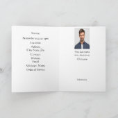 Programme funéraire Cerf de stade en forêt (Intérieur)