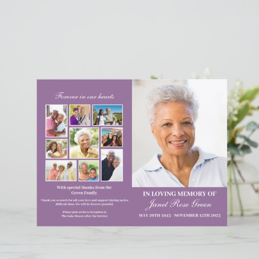 Programme funéraire classique en mémoire d'amour v (Debout devant)