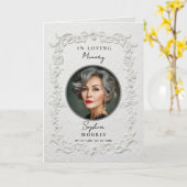 Programme funéraire commémoratif floral embouti fa (Fleur jaune)
