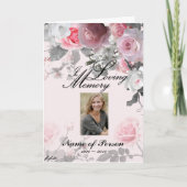 Programme funéraire de Baby Pink (Devant)