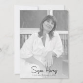 Programme funéraire de célébration moderne de la v (Devant)