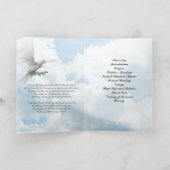 Programme funéraire de la colombe des nuages blanc (Intérieur)