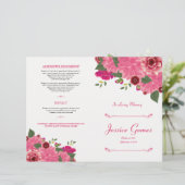 Programme funéraire de l'ordre de service Circulai (Debout devant)