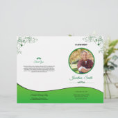 Programme funéraire de l'ordre de service Circulai (Debout devant)