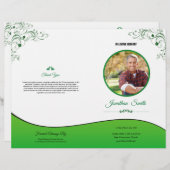 Programme funéraire de l'ordre de service Circulai (Devant / Derrière)