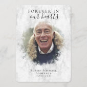 Programme funéraire de photos de marbre (Devant)