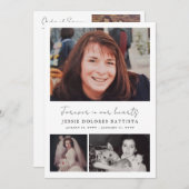 Programme funéraire de Sympathy Memorial Multi-Pho (Devant / Derrière)