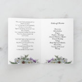 Programme funéraire des fleurs blanches (Intérieur)