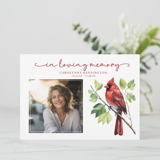 Programme funéraire du Cardinal Rouge (Debout devant)