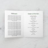 Programme funéraire du Foliage tropical Ordre de s (Intérieur)