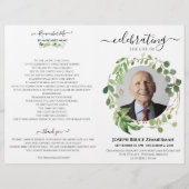 Programme funéraire du service commémoratif de pho (Devant)