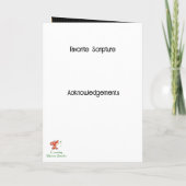 Programme funéraire Elegant Gold Black (Dos)