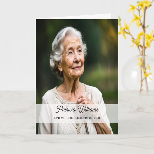 Programme funéraire Fleur sauvage moderne Boho (Fleur jaune)