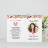 Programme funéraire floral Circulaire sur l'ordre  (Debout devant)