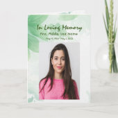 Programme funéraire Folithe sur mesure Feuilles bo (Devant)