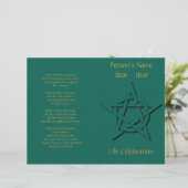 Programme funéraire Green Pentacle Wiccan (Debout devant)
