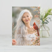 Programme funéraire mémorial du cardinal pour elle (Debout devant)
