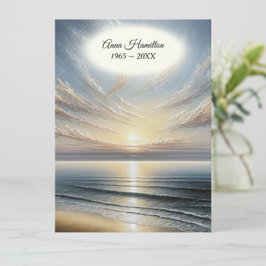 Programme funéraire Ocean Sunrise (Debout devant)