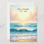 Programme funéraire Ocean Sunrise (Devant)