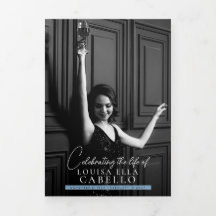 Programme funéraire photos instantanées simples