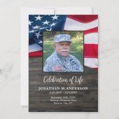 Programme funéraire pour la célébration militaire (Devant)