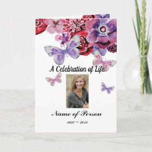 Programme Funeral/Celebration of Life/Memorial Program