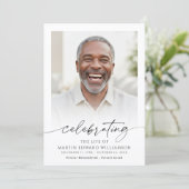 Programme Funeral Celebration of Life Order of Service Photo (Debout devant)