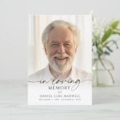 Programme Funeral Memorial Photo In Loving Memory (Debout devant)
